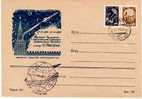 USSR Gagarine-Lwow 1th Anniversary Spaceship/Vaisseau Cacheted Cover Lollini#1635-1962 - Russie & URSS