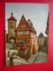 CPSM-ALLEMAGNE-ROTHENBURG   OB .DER  TAUBER-PLÖNLEIN-PLOENLEIN-NON  VOYAGEE - PHOTO RECTO / VERSO-CARTE EN BON ETAT - Rothenburg O. D. Tauber