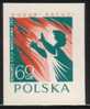 POLAND 1957 INTERNATIONAL FIRE FIGHTING CONGRESS COLOUR IMPERF PROOF NHM (NO GUM) Fireman Child - Probe- Und Nachdrucke