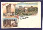 &#9829; Gruss Aus Style Souvenir De Baalbek Temple De Jupiter Precurseur LIBAN LEBANON CHROMO EARLY CARD TURQUIE PUBLISH - Libanon