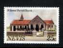 NEVIS - 1983 25c INDEPENDENCE NO IMPRINT DATE FINE MNH ** - St.Kitts And Nevis ( 1983-...)