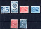 S.A.S., Europa 64 – 65 – 66, 408 -477 – 486 / 487 – 501 / 502**, Cote 11,50 E - Unused Stamps