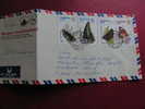 ==  Hong Kong , 1979  Buteflies  R-cv. To  Germany  , Bug   Not Perfect - Cartas & Documentos