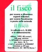 ITALIA - Scheda Telefonica - Usata - SIP - Rivista "Il Fisco" - C&C 2241 - Golden 184 - Pubbliche Speciali O Commemorative