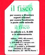 ITALIA - Scheda Telefonica - Usata - SIP - Rivista "Il Fisco" - C&C 2242 - Golden 185 - Pubbliche Speciali O Commemorative