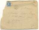 France Algérie Napoléon III Lauré Empire Français 20 Cent Alger Mai 1868 Marseille à Paris Ardrès Pas-de-Calais - Cartas & Documentos