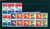 Paraguay: 1965 Série En Blocs De 4  N** 100 Ans De L'épopée Nationale Et Rallye Scout De L'Assomption - Unused Stamps