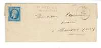 France,lettre Pour Beauvais - 1853-1860 Napoleone III