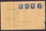 Netherlands Ships Mail Schiffspost S.S. NORMANDIE Amsterdam Central Station Cover 1937 United States - Lettres & Documents