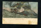 V 1173 CARTOLINA POSTALE CATANIA ERUZIONE ETNA  LAVA FP. V. 1904 PER LA SPAGNA - Catástrofes