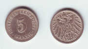 Germany 5 Pfennig 1904 F - 5 Pfennig