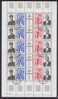 France 1971 Mi. 1772-75 Death Of Hommage Au Charles De Gaulle Full Sheet - Afgestempeld