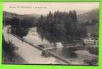 BEDARIEUX - LES BORDS DE L'ORB AVEC GROS PLAN SUR LE VEHICULE D'EPOQUE - Carte Vierge Imprimée Vers 1910/14 - Bedarieux