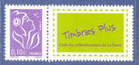 N°3916A Lamouche 0,10€ Violet (papier Brillant) Avec Vignette Timbres Plus Neuf** - 2004-2008 Marianna Di Lamouche