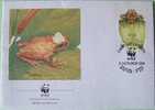 Fiji 1988 FDC Cover - Suva Cancel - Frog - WWF Cancel - Fiji (1970-...)