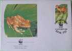 Fiji 1988 FDC Cover - Suva Cancel - Frog - WWF Cancel - Fiji (1970-...)