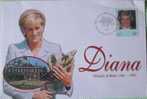 Fiji 1998 FDC Cover Princess Diana - Roses - Flowers Kensington Palace - Fidji (1970-...)