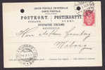 Finland Aktiebplaget AXEL WIKLUND UPU Postkort Carte Postale ÅBO 1905 To WIBORG (2 Scans) - Storia Postale