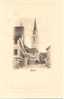 Bülach Prägekarte Ref. Kirche 1905 - Bülach