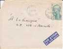 BAFIA CAMEROUN 1955 AFRIQUE ANCIENNE COLONIE FRANÇAISE LETTRE PAR AVION DESTINATION LA FRANCE A MARSEILLE MARCOPHILIE - Storia Postale