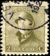 COB  166 (o)  / Yvert Et Tellier N° : 166 (o)  [dentelure : 11½] - 1919-1920 Trench Helmet