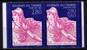 France Paires Neuve N°2991A (1)de Carnets (Semeuse1903)-1999 C.6€ - Journée Du Timbre