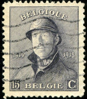 COB  169 (o)  / Yvert Et Tellier N° : 169 (o)  [dentelure : 11¼ X 11] - 1919-1920 Roi Casqué