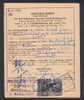 Belgium Getuigschrift Certificat  Weekabonnement Spoorwegen Chemin De Fer Stamp 1951 Card Karte - Other & Unclassified