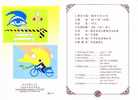 Folder 1991 Traffic Safety Stamps Liquor Crosswalk Hand Heart Car Motorbike Wine - Motorbikes