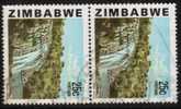 ZIMBABWE  Scott #  425  VF USED Pair - Zimbabwe (1980-...)