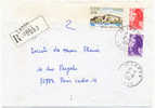 1984-17-9 Lettre Recommandée R1 Tarif 2/7/84 2325 Vauban  2276 + 2319 Liberté Gandon Ladon Loiret - Postal Rates