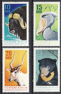 GERMANY DDR 1970 MiNr. 1617 - 1620  Deutschland Zoo Fauna Birds Shoebill Bears 4v MNH** 8,00 € - Orsi