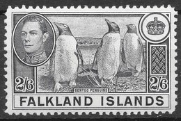 Falkland Islands 1938 MiNr. 90 Falklandinseln Birds Gentoo Penguins 1v MLH* 45.00 € - Pinguini