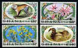 Ghana 1972 Mi.No. 468 - 471 Fauna And Flora 4v MNH** 17,00 € - Apen