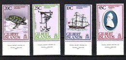 Gilbert Islands 1979 Mi.No. 318 - 321 Cook Voyages Reptiles Turtles 4v MNH** 3,50 € - Tortues