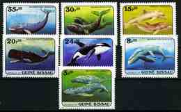 Guinea-Bissau 1984 Mi.No. 804 - 810 Whales 7v MNH** 10,00 € - Wale