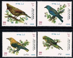 Iran 1996 MiNr. 2678 - 2681 Birds Parrots New Year Nowruz  MNH** 8,50 € - Papagayos