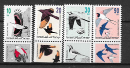 Israel 1992 Mi.No. 1248 - 1251 Birds 4v MNH**  2,20 € - Hühnervögel & Fasanen