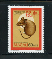 Macau 1984 Portuguese Province MiNr. 513 Chinese New Year: Year Of The Rat Rodents 1v MNH** 10,00 € - Rodents