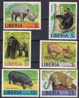 Liberia 1976 MiNr. 1006 - 1012 Animals Tiere 6v MNH** 7,00 € - Apen