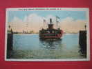 Ferry Boat---- Between Philadelphia & Camden NJ -- 1924 Cancel  ----(ref 119) - Camden