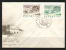 POLAND FDC 1964 STAMP DAY Horses Carriages Stagecoach Old Post Office Building On Envelope - Stage-Coaches