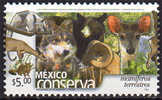 Mexique. Faune Mexicaine (ours Noir,loup, Etc)  T-p Neuf ** - Ours