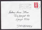 France NICE R.P. (Alpes Maritimes) Aéroport International Slogan Cancel Cover 1991 To Lynge Denmark Marianne - Lettres & Documents