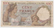 FRANCE 100 FRANCS 1940 P 94 - 100 F 1939-1942 ''Sully''