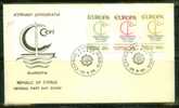 EUROPA Chypre  S/FDC Illustré - 1966