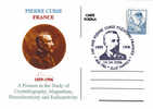 PIERRE CURIE NOBEL PRIZE IN PHYSIQUE Study Of Crystallography,Magnetism ,Piezoelectricity And Radioactivity Postcard Ro. - Física