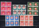 Monaco 1954, Armoiries, 405 / 409**, Cote 8,10 € - Postzegels