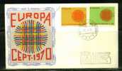 EUROPA Saint Marin S/FDC Illustré - 1970