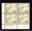 T)1958,CANAL ZONE,SCN C28,B4,GLOBE AND WING,MNH,WITH BORDER SHEET. - Canal Zone